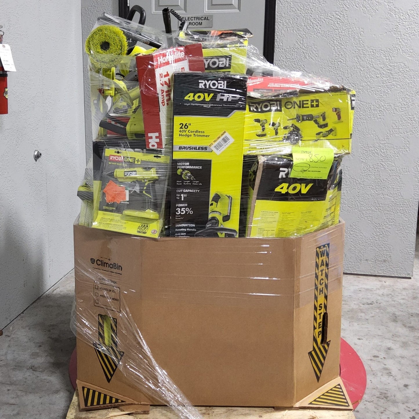 🌞Summer Sale is Heating Up!🏖️MIXED TOOLS PALLET – LOT ID: 251537 – Untested Customer Return
