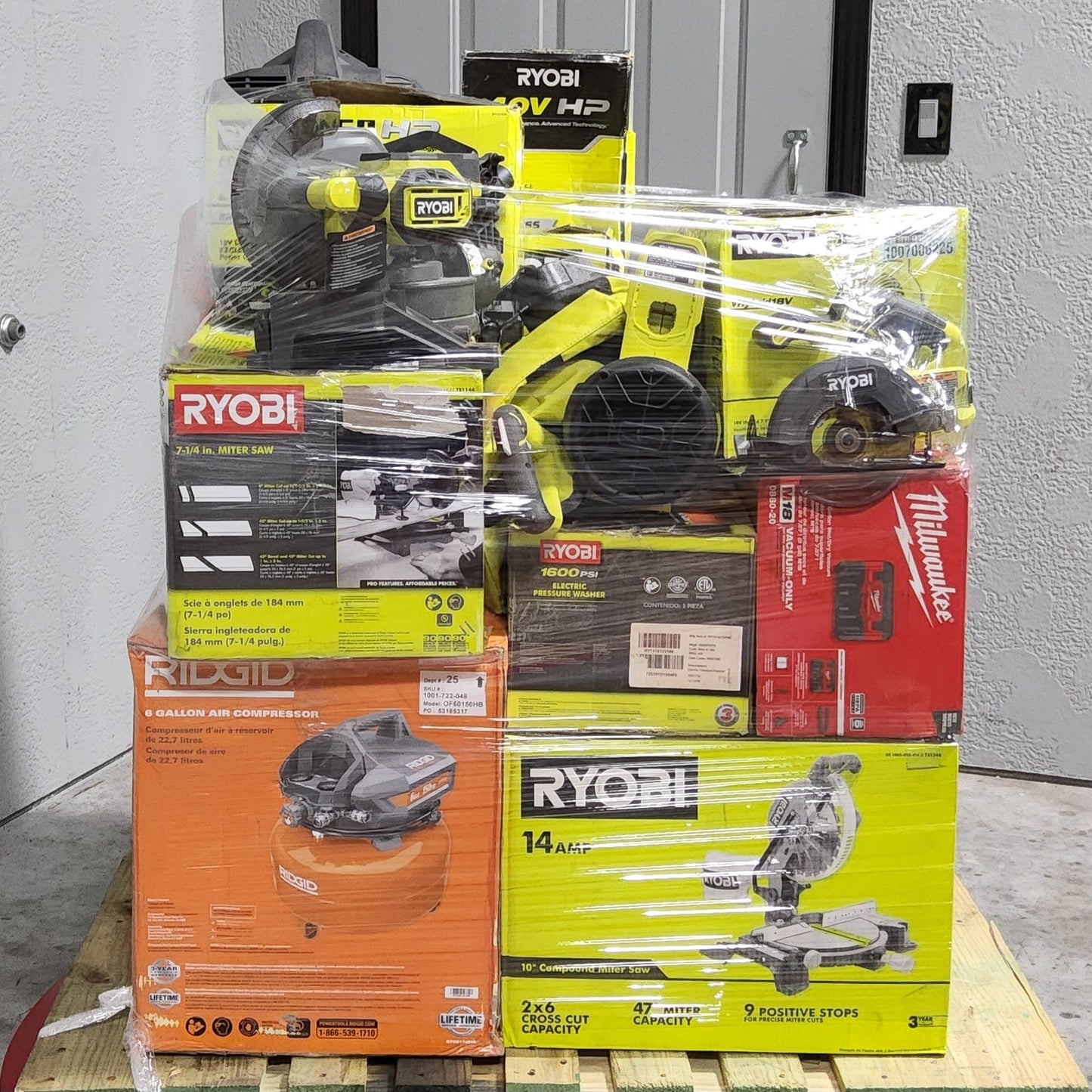 🌞Summer Sale is Heating Up!🏖️MIXED TOOLS PALLET – LOT ID: 251537 – Untested Customer Return