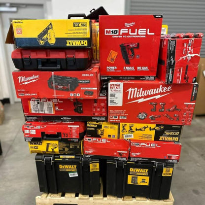 🌞Summer Sale is Heating Up!🏖️MIXED TOOLS PALLET – LOT ID: 251537 – Untested Customer Return