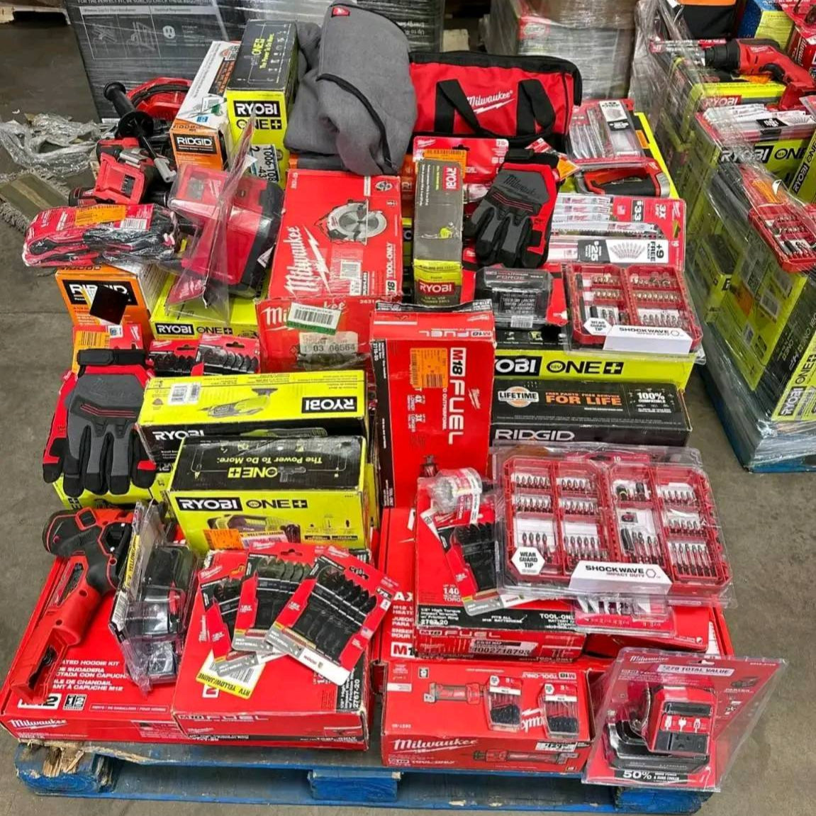 🌞Summer Sale is Heating Up!🏖️MIXED TOOLS PALLET – LOT ID: 251537 – Untested Customer Return