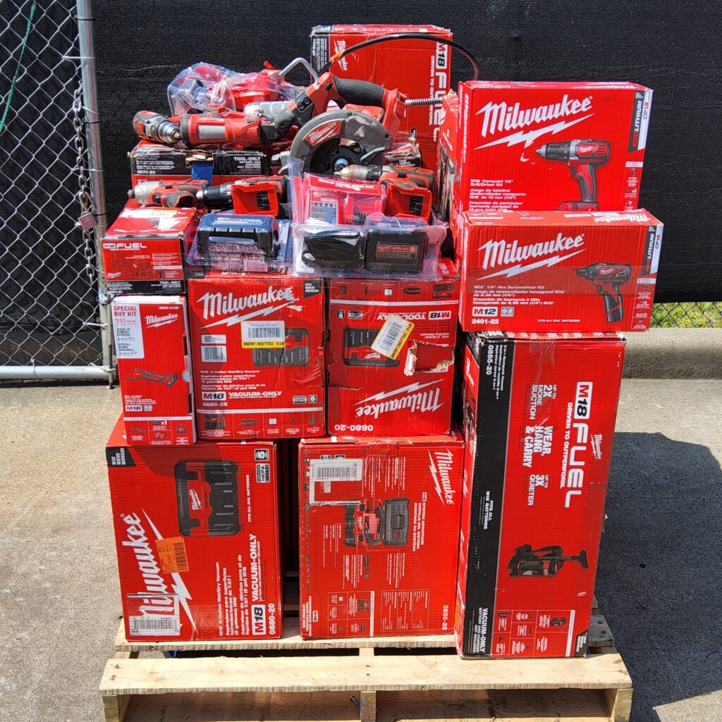 🌞Summer Sale is Heating Up!🏖️MIXED TOOLS PALLET – LOT ID: 251537 – Untested Customer Return